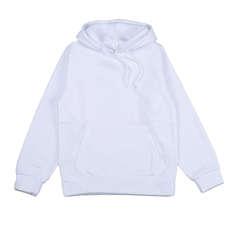 Basic Pullover Hoodie white
