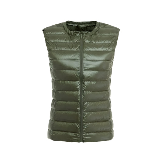 Plain Women's Sleeveless Puffer Vest