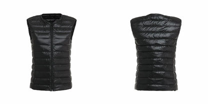 Plain Women's Sleeveless Puffer Vest