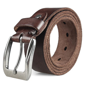 Men's Vintage Casual Leather Belt brown