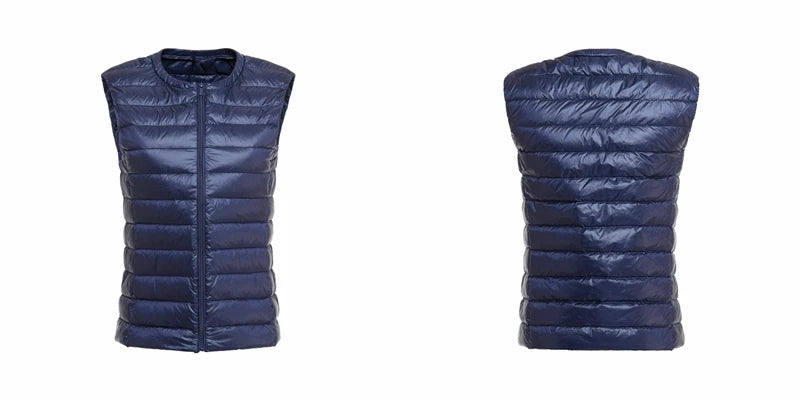 Plain Women's Sleeveless Puffer Vest