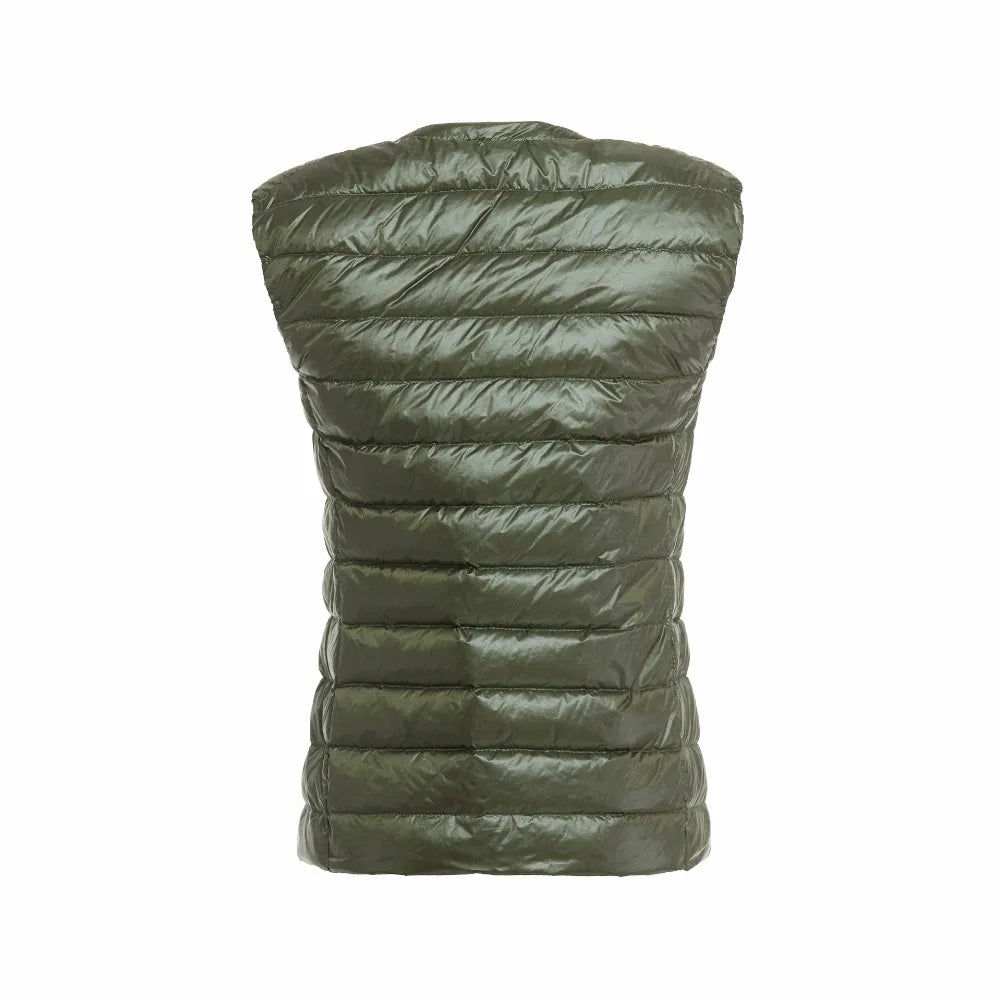 Plain Women's Sleeveless Puffer Vest