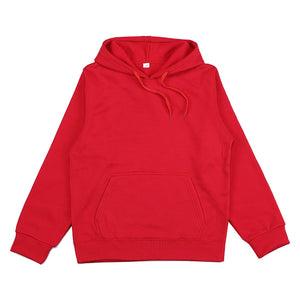Basic Pullover Hoodie red