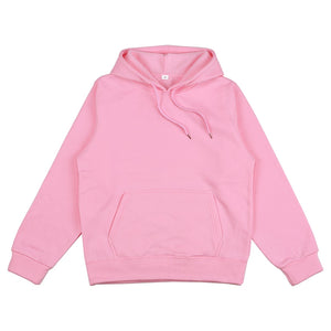 Basic Pullover Hoodie pink