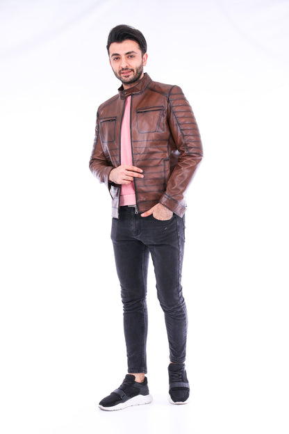 Premium Leather Biker Jacket