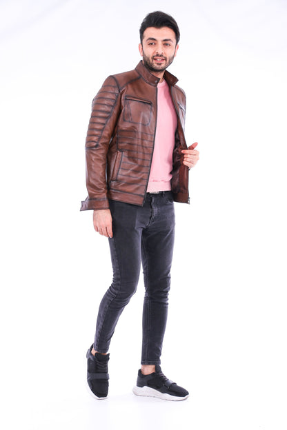 Premium Leather Biker Jacket