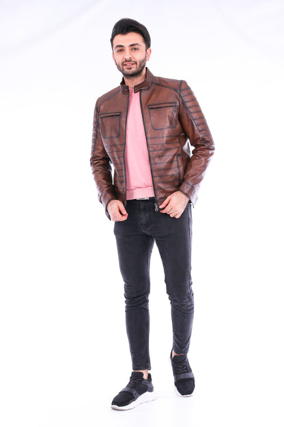 Premium Leather Biker Jacket