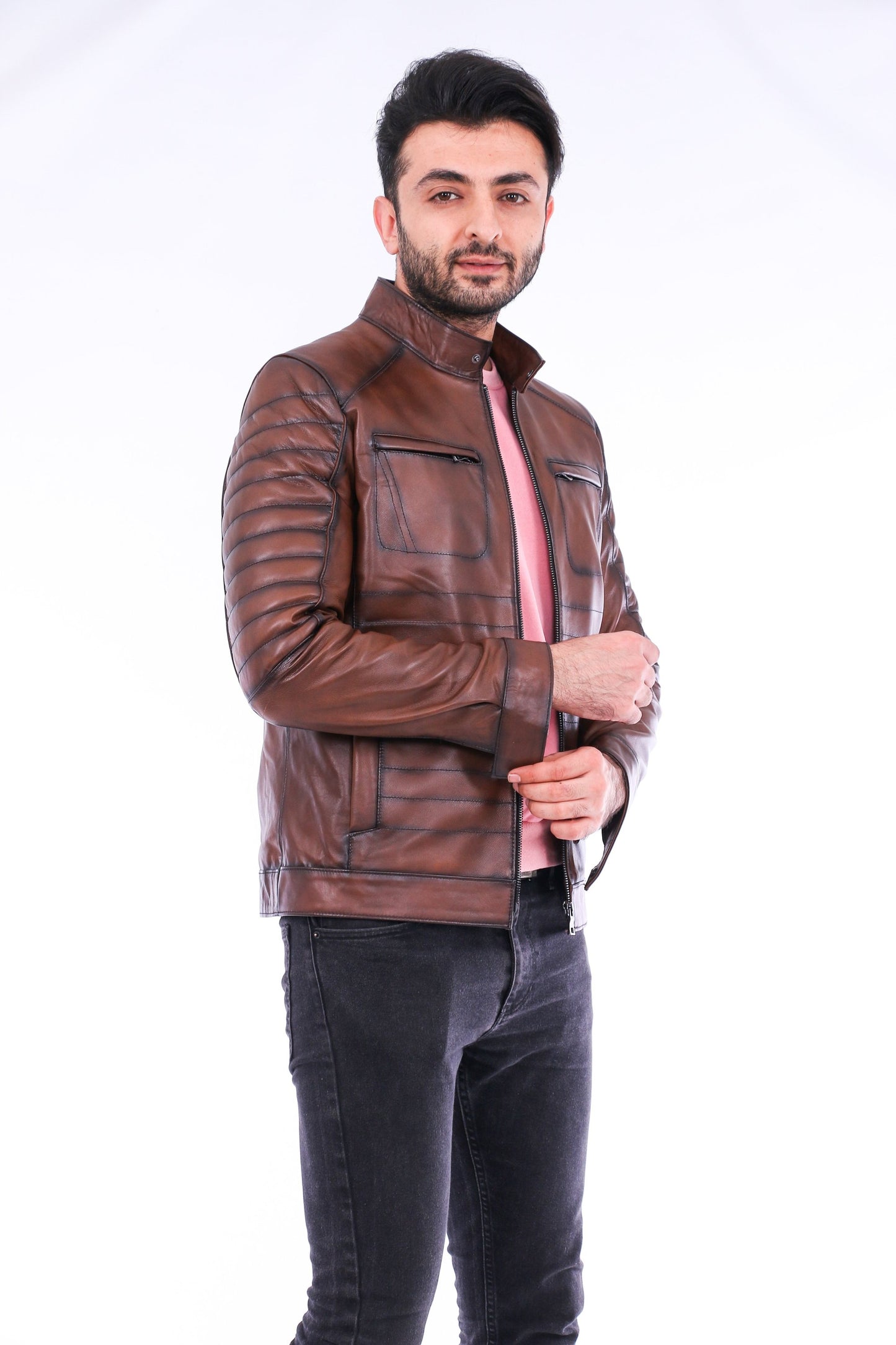 Premium Leather Biker Jacket