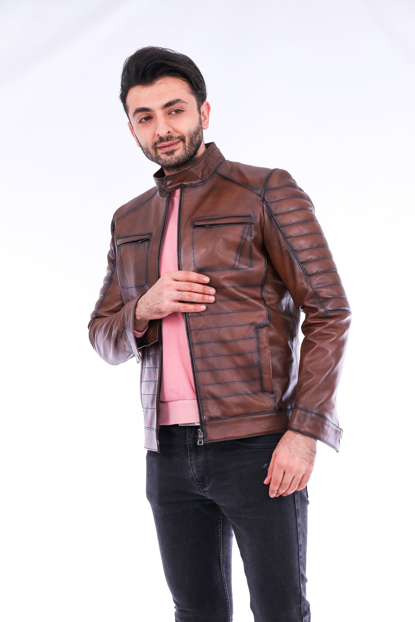 Premium Leather Biker Jacket