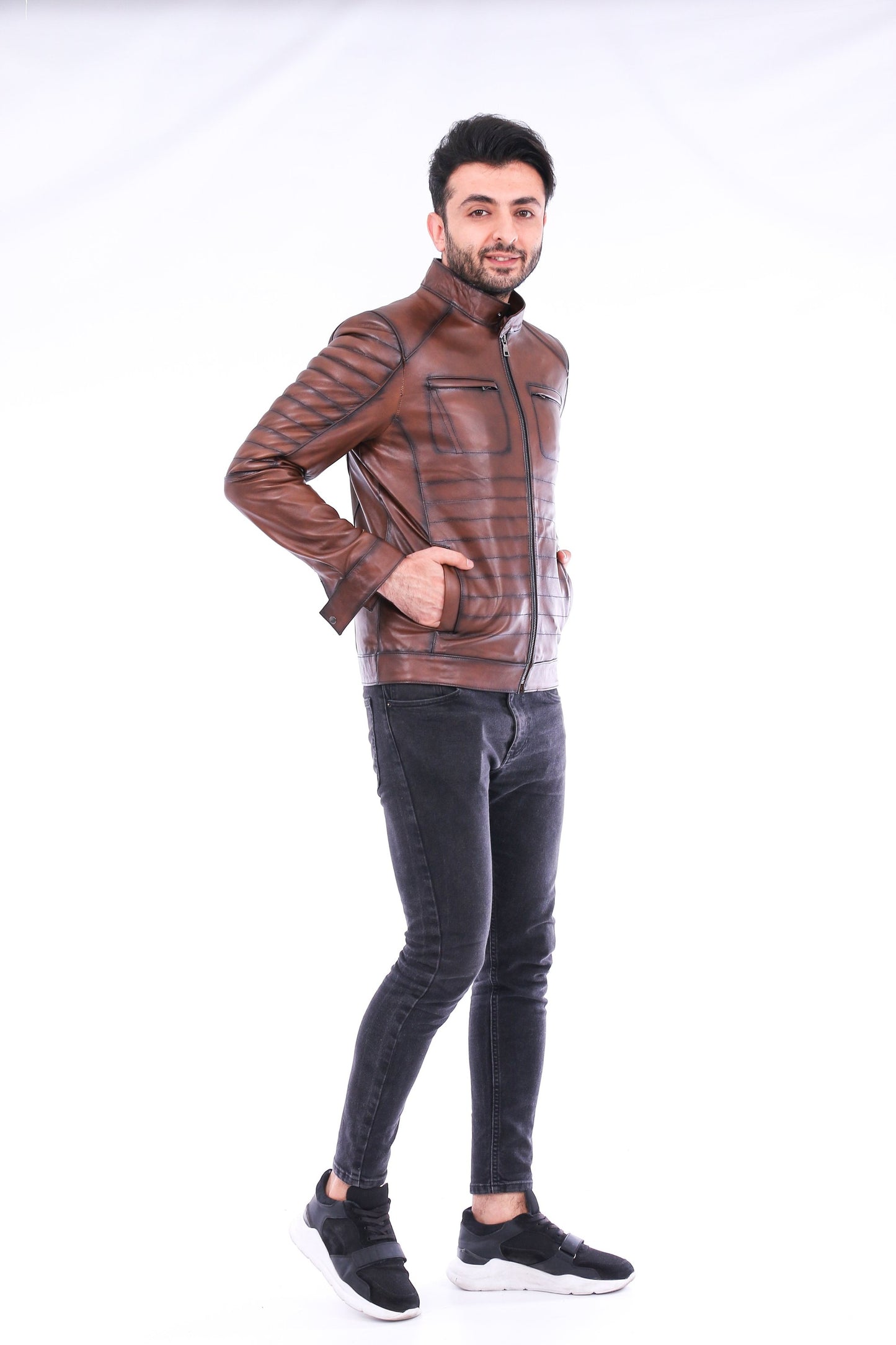 Premium Leather Biker Jacket