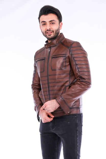 Premium Leather Biker Jacket