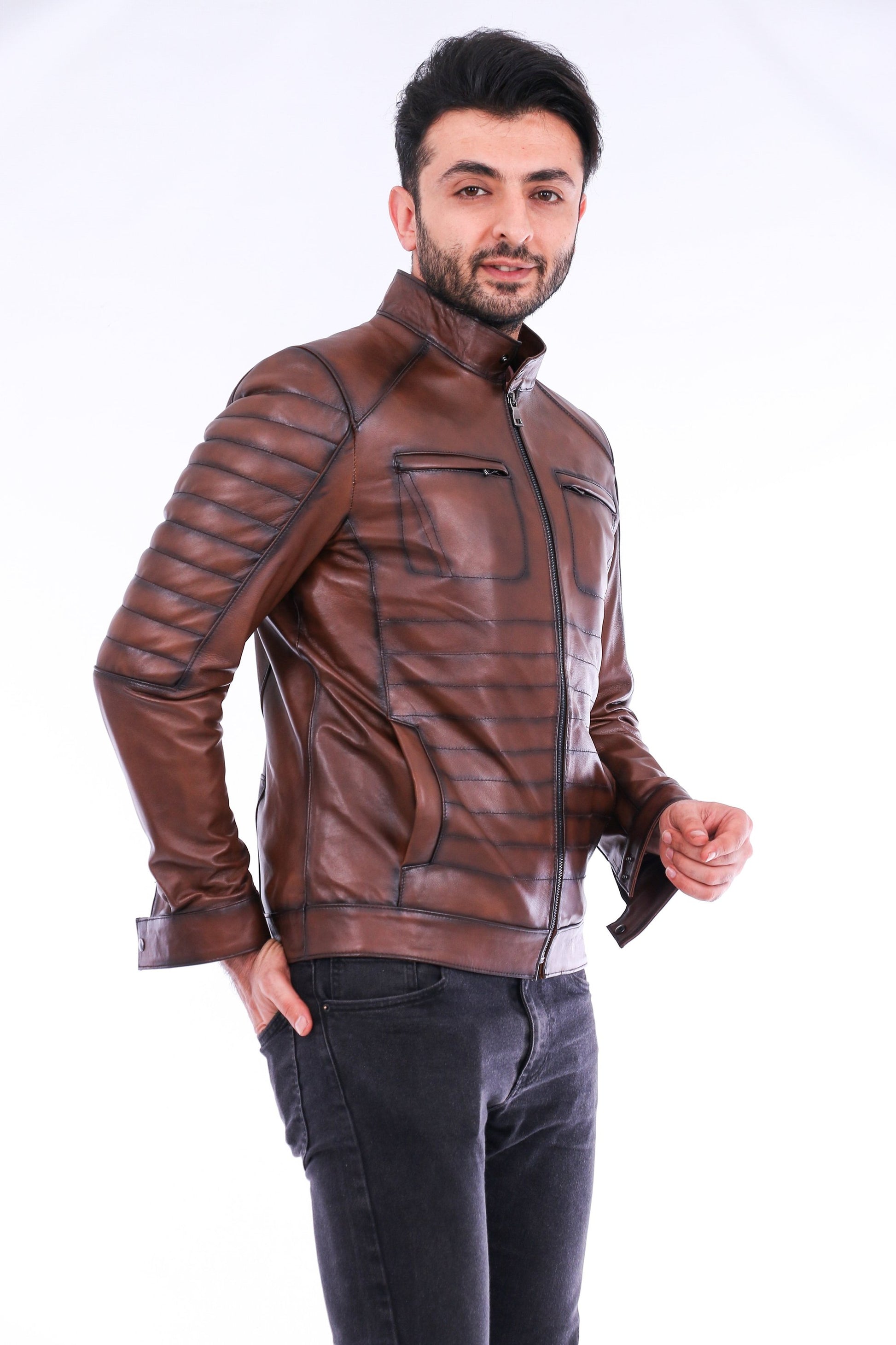 Premium Leather Biker Jacket