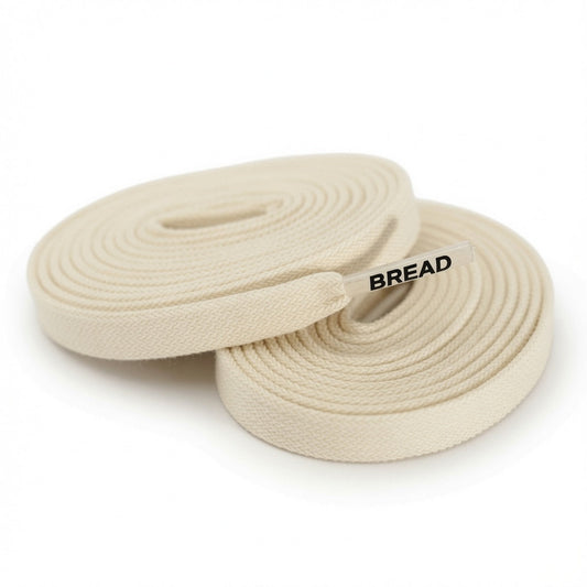 Bread Cream White Shoelaces
