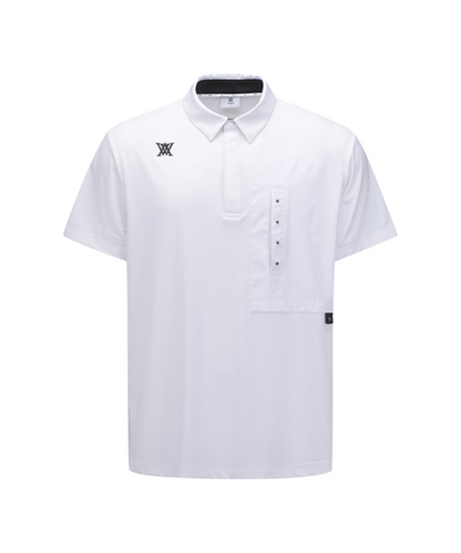 White Men's ANEW Golf Shirt