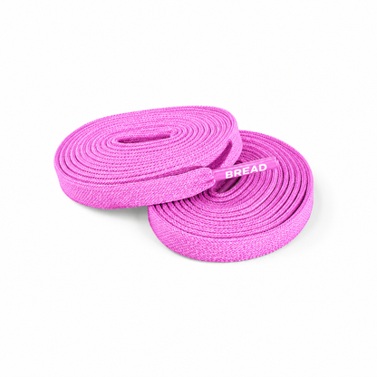 Pink Stretch Shoelaces