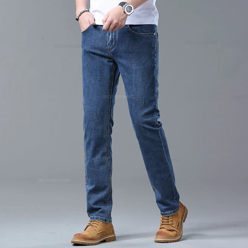 Men's Classic Straight Leg Denim Jeans front