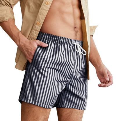 Men's Striped Summer Shorts