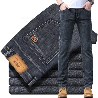 Men's Classic Straight Leg Denim Jeans black