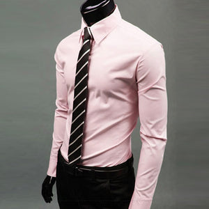 Men's Bright Dress Shirt pink