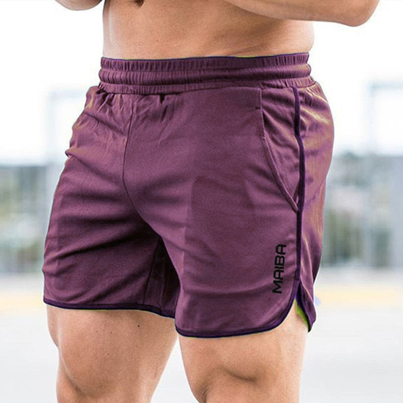 Men's Water Resistant Quick Dry Gym Shorts red