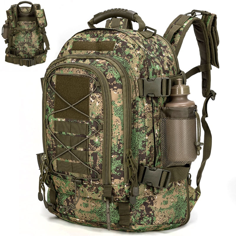 Wilderness Backpack with Storage camo green