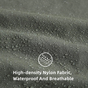Plain Men's Hooded Winter Jacket - Windproof and Waterproof water resistance
