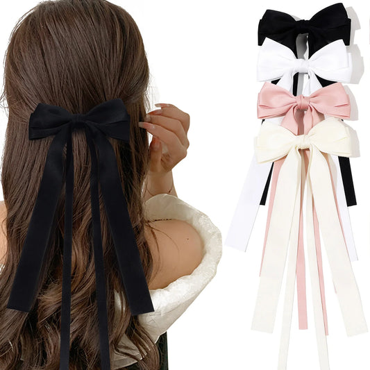 Elegant Korean Styled Hair Ribbon for Women