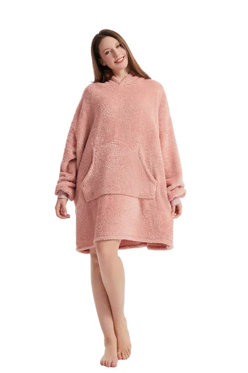 Women's Thick Winter Oversized Hoodie Blanket