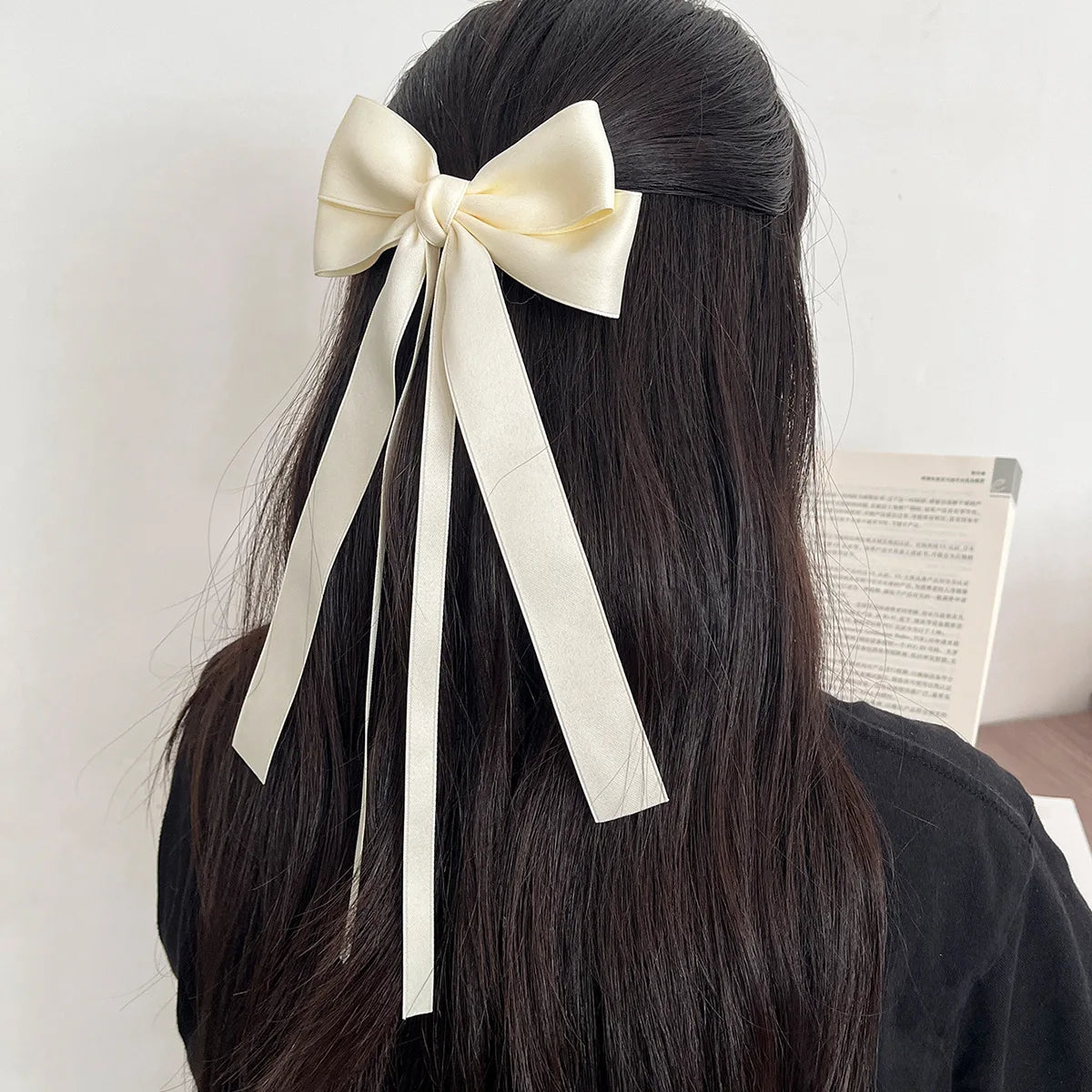 Elegant Korean Styled Hair Ribbon for Women