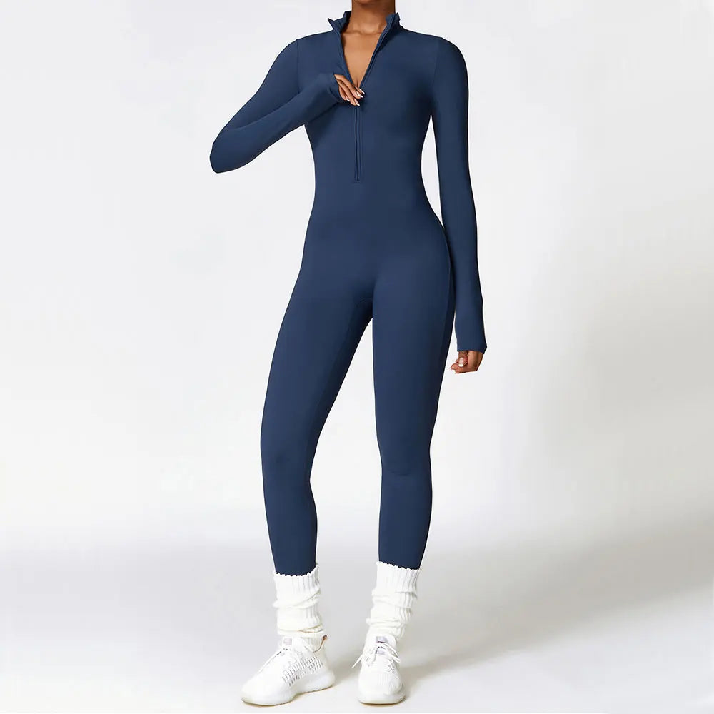 Women's Velvet Fitness Bodysuit