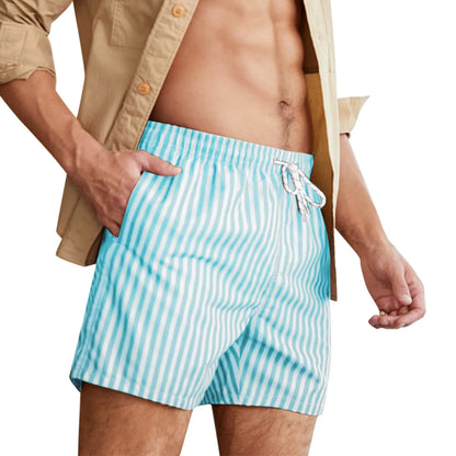 Men's Striped Summer Shorts