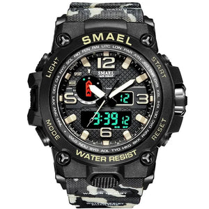 Waterproof Wrist Watch camo black
