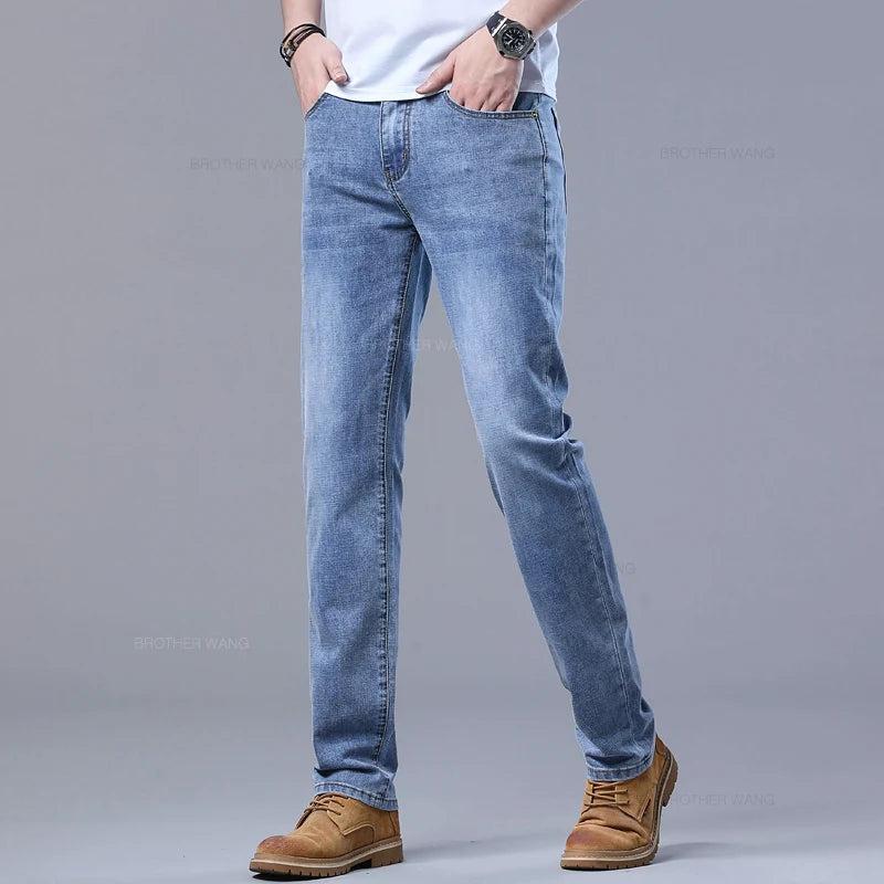 Men's Classic Straight Leg Denim Jeans front