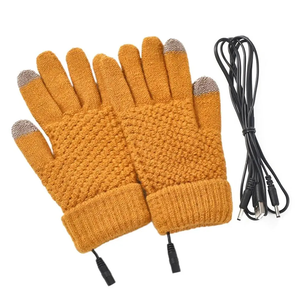 Heated Thermal Gloves grey