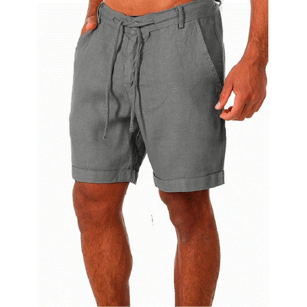 Men's Cotton Linen Shorts – Plain Clothing Store