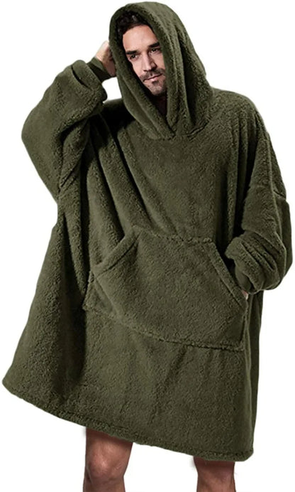 Women's Thick Winter Oversized Hoodie Blanket