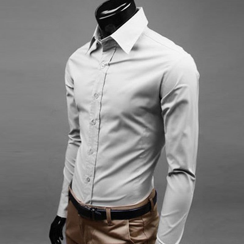 Men's Bright Dress Shirt grey