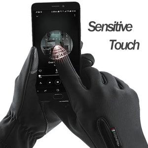 Touchscreen Winter Gloves with Grips touch screen