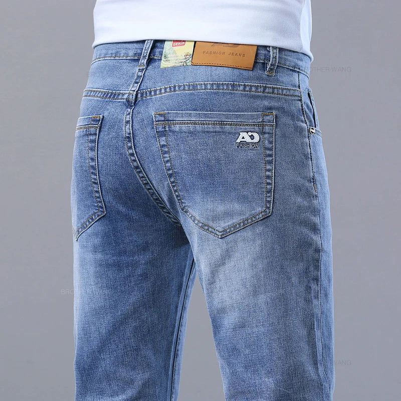 Men's Classic Straight Leg Denim Jeans back