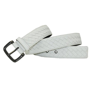 Men's Handmade Leather Belt white