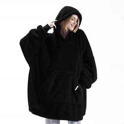 Women's Thick Winter Oversized Hoodie Blanket