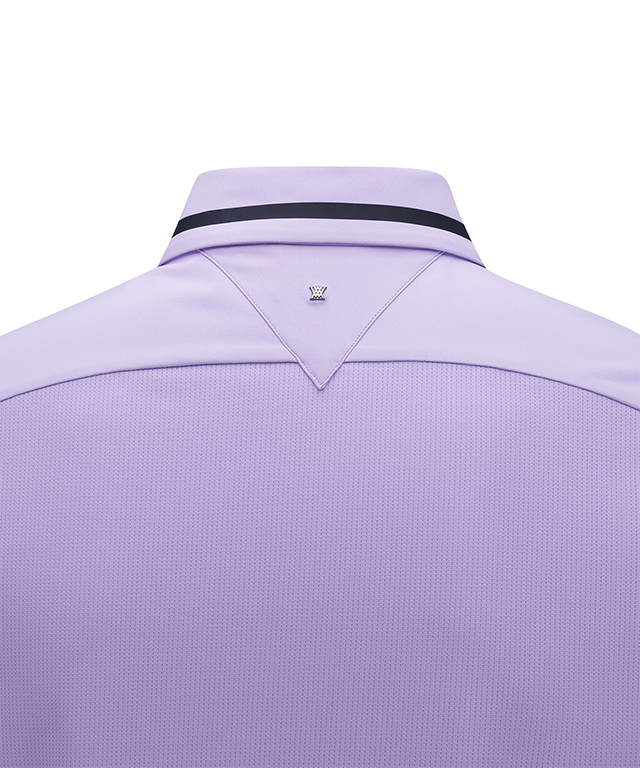 Lavender Men's ANEW Golf Polo Shirt back