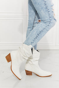 Women's White Boots Cowgirl Styled