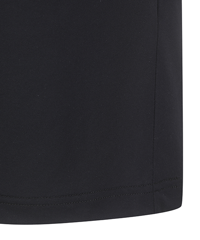 Black Men's ANEW Golf Polo Shirt bottom close up
