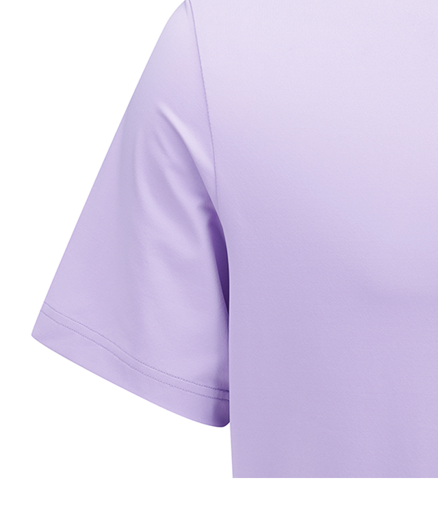 Lavender Men's ANEW Golf Polo Shirt sleeve