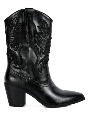 Western Cowboy Boots black side