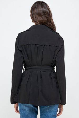 Elegant Trench Coat black