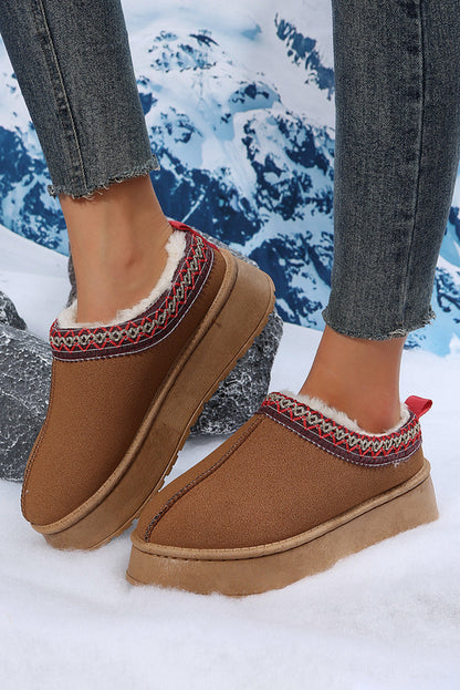 Suede Plush Winter Slip Insulated on Loafers