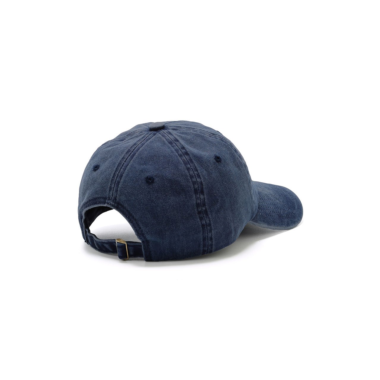 Blue baseball cap on a white background