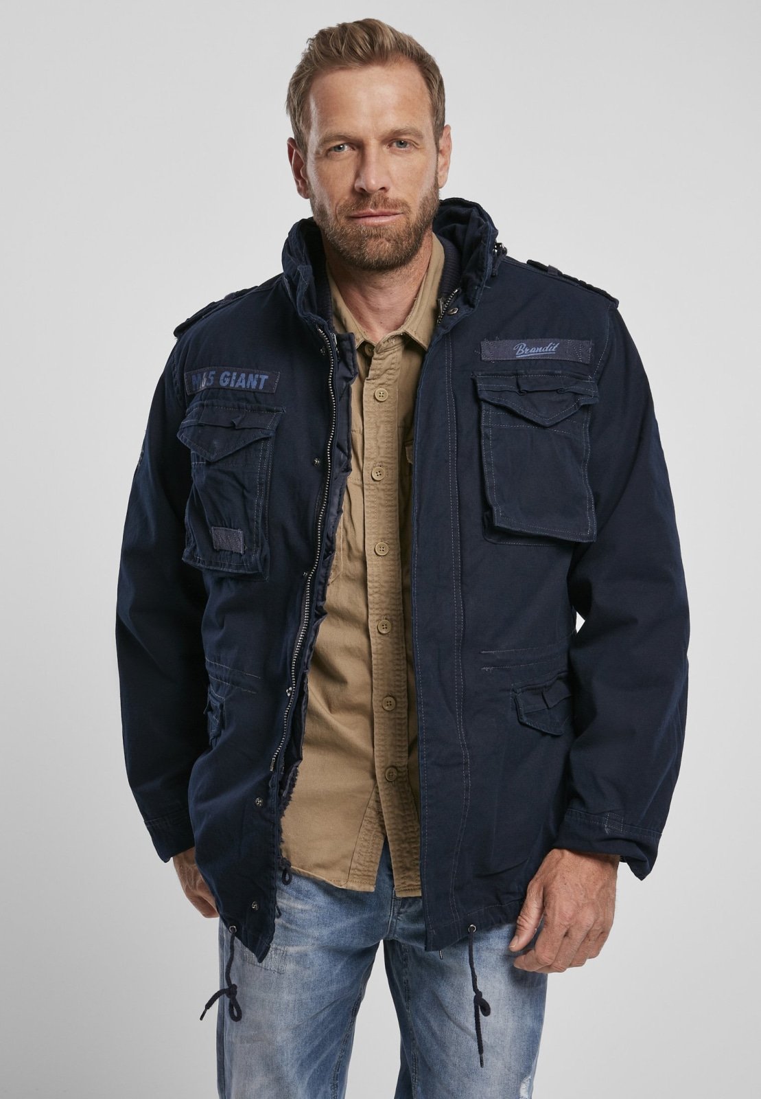 Feldjacke M65 Brandit M65 Giant Jacke Oliv Brandit M-65 Premium